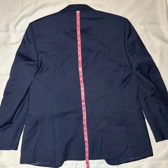 Lauren Ralph Lauren Black Label Wool Blend Navy Blazer 40R - Picture 3 of 9